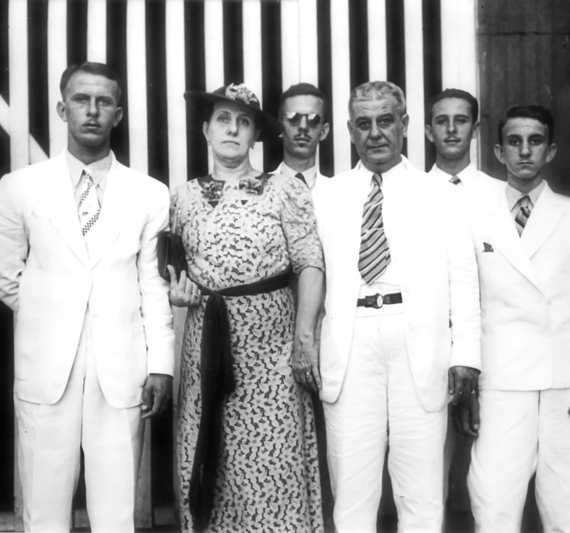  My father is second from the right.  I had three uncles, including Uncle Uncle Rafael (in the middle with the sunglasses) whom I was named after. My grandfather, grandmother and father were all native Cubans. 