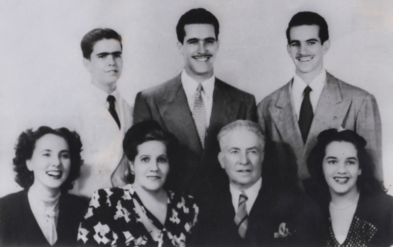  My Mother is in the front row on the far left. My mother was born in Cuba. 